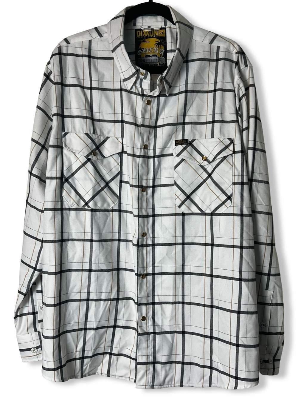Dixxon Flannel Company Men’s Classic Guera Plaid Button Pearl Snap NWT Sz. 2X